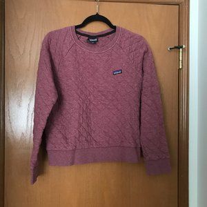 NWOT Patagonia Women's Cotton Quilt Crew Top - Large - Lavender
